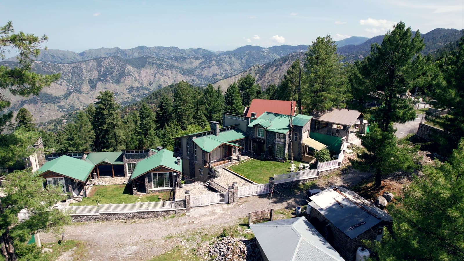 Woodland Cottages among the pines on the Galiyat ridge